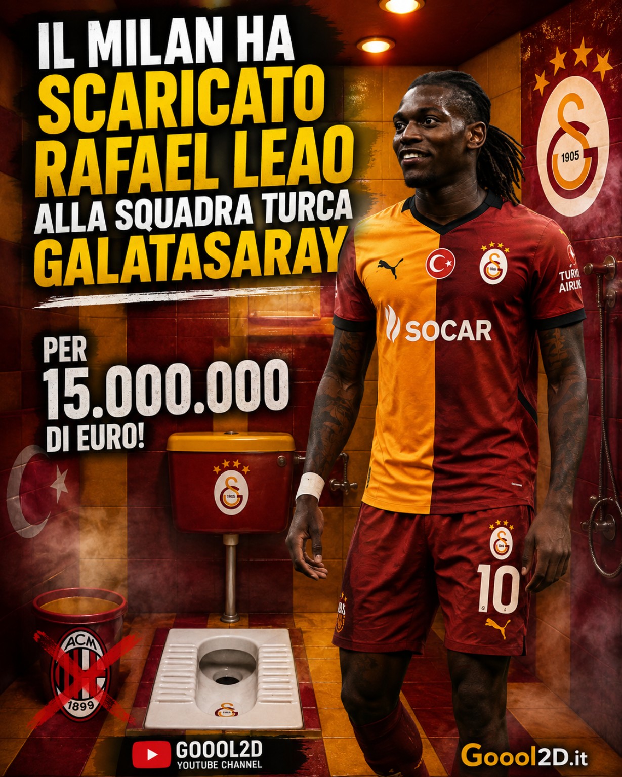 Leão al Galatasaray: 38 milioni e percentuale