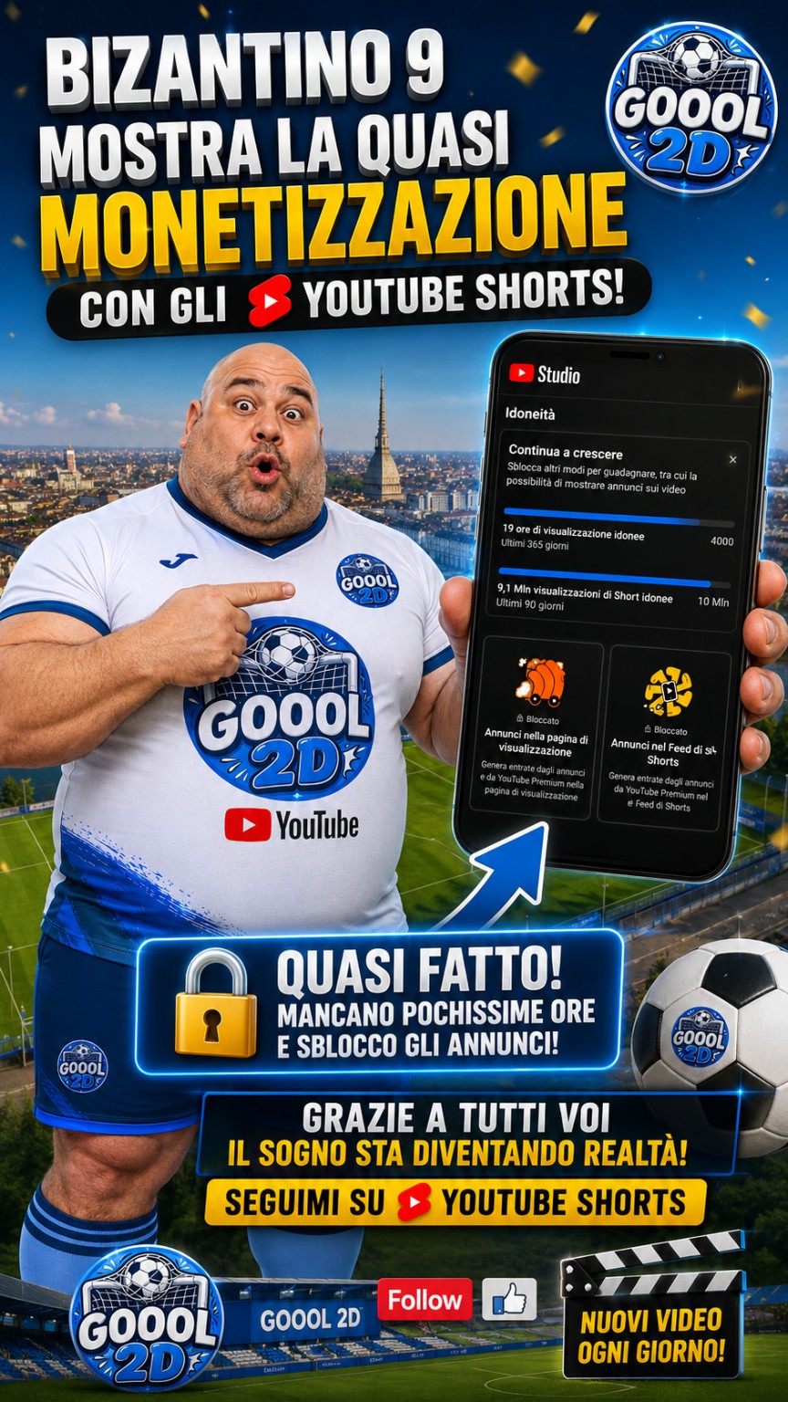 Da zero a 9,1 milioni di visualizzazioni Shorts